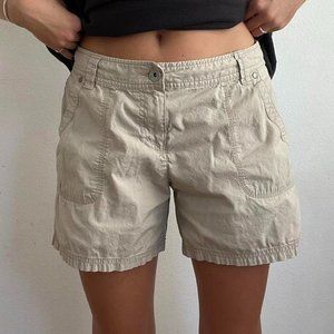 DKNY cargo shorts in tan/beige color